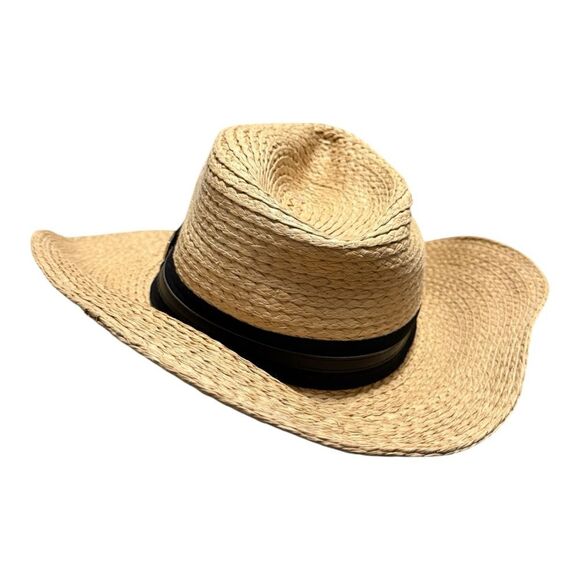 Vince Camuto Straw Band Panama Hat - Picture 3 of 6